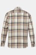 Camicia a quadri Boston Park dalla vestibilità comoda in misto lino con maniche lunghe e colletto ad apertura inglese, fino alla tg. 8XL