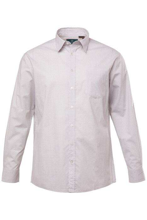Košile Boston Park, dlouhé rukávy, drobný potisk, Kent límeček, Comfort střih, do 8XL