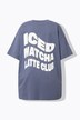 T-shirt oversize, message 3D