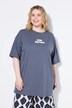 T-shirt oversize, message 3D