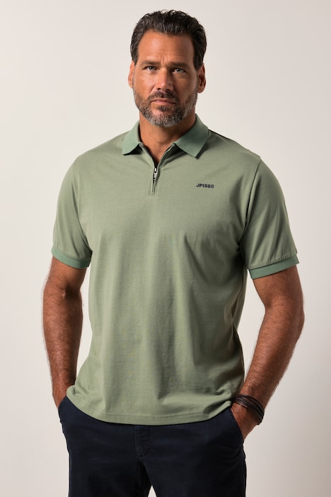 JP1880 polo shirt, short sleeve, zip, up to 8 XL