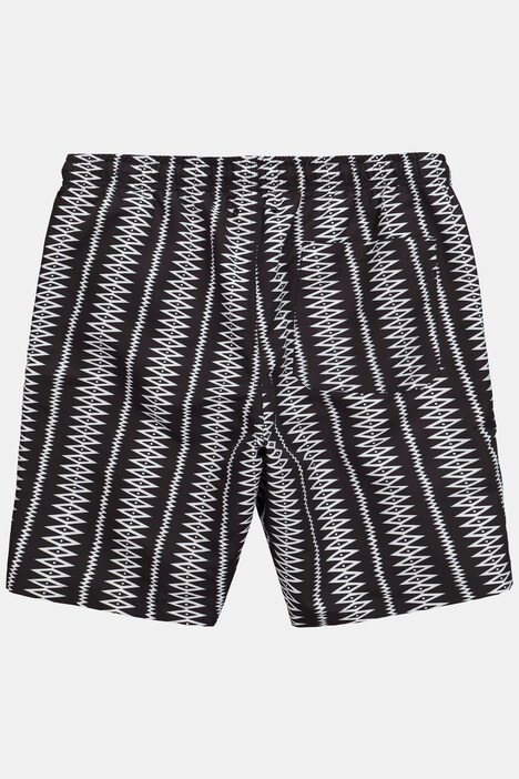 Short de bain Men+ imprimé all-over, taille élastique et coupe ventre confort - jusqu'à 8 XL