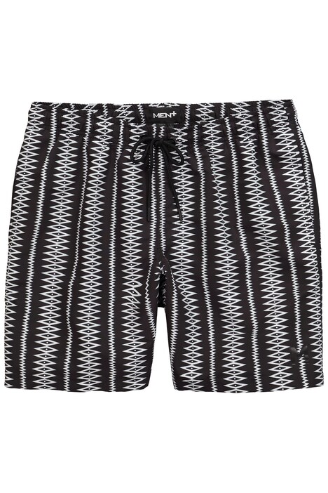 Plavecké šortky Men+, břišní střih, plošný potisk, elastický pas, do 8XL