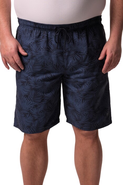Plavkové šortky Men+, břišní střih, plošný potisk, elastický pas, do 8XL