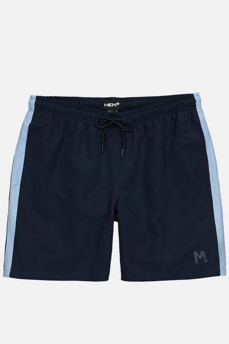 Short de bain Men+ ventre confort, avec taille élastique et rayures sur les côtés - jusqu'au 8 XL