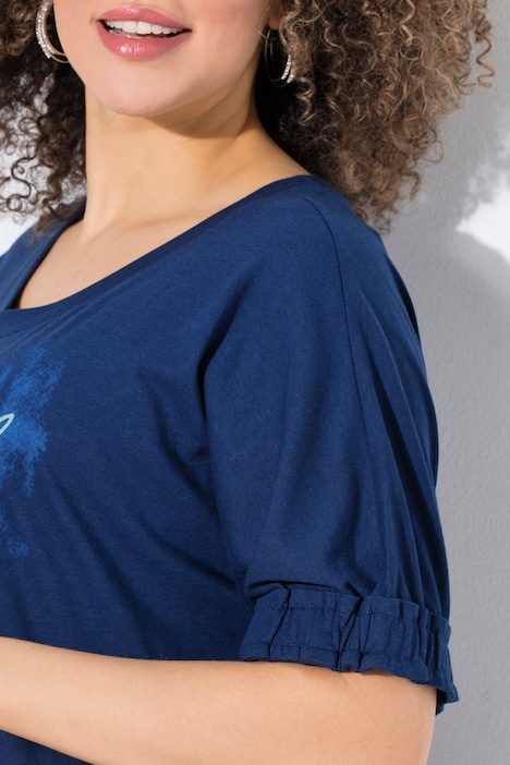T-shirt oversize, motif Portugal, décolleté rond et manches courtes