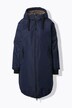Funkční bunda, oversize, teddy podšívka, kapuce, dvoucestný zip