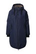 Funkční bunda, oversize, teddy podšívka, kapuce, dvoucestný zip