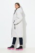 Functionele jas, oversized, teddy voering, capuchon, 2-wegrits