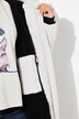 Functionele jas, oversized, teddy voering, capuchon, 2-wegrits