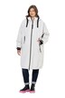 Funkční bunda, oversize, teddy podšívka, kapuce, dvoucestný zip