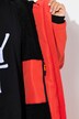 Functionele jas, oversized, teddy voering, capuchon, 2-wegrits