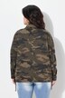 Jakke, kasseformet, camouflage, bindebånd i sømmen