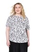 Tričko, oversize, leopardí vzor