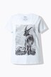 T-shirt motif traditionnel bavarois. Col rond et manches courtes. Coupe Classic
