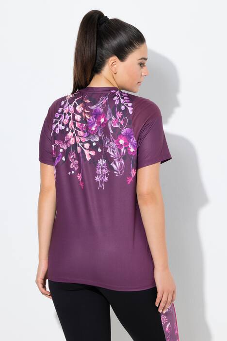 Funktionsshirt, Mesh-Einsätze, V-Ausschnitt, Halbarm