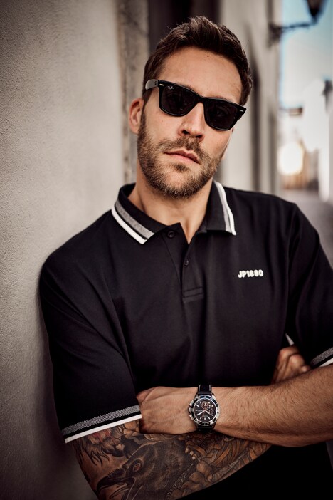 Polo JP 1880 ventre confort. Finition FLEXNAMIC®. Manches courtes - du XXL au 8 XL