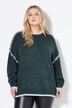 Pull oversize, coutures fantaisie