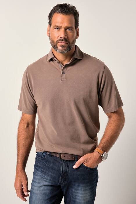 JP1880 Poloshirt, Halbarm, Piqué, Haikragen, Vintage Look, bis 8 XL