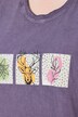 T-shirt à imprimé esprit traditionnel bavarois. Col rond et manches courtes