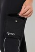 Legging de sport en power stretch, poches cargo et éléments réfléchissants