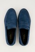 Mocassins en cuir, talon bottier – largeur H