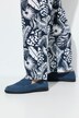 Mocassins en cuir, talon bottier – largeur H