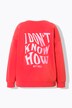 Sweatshirt, oversized, trykk