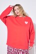 Sweatshirt, oversized, trykk