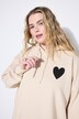 Hoodie, oversized, capuchon, heart prints