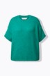Pull oversize, manches courtes, maille fantaisie