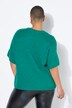 Pull oversize, manches courtes, maille fantaisie