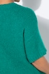 Pull oversize, manches courtes, maille fantaisie