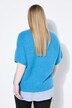Pull oversize, manches courtes, maille fantaisie