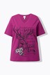 T-shirt à imprimé esprit traditionnel bavarois. Manches courtes et col en V. Coupe Classic