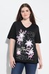 Edelweiss Short Sleeve V-Neck Graphic Tee