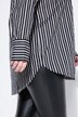 Chemisier oversize à rayures