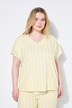 Bluseskjorte, oversized med striber