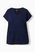 Sweat oversize. Col en V et manches courtes