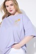 Camiseta, amplia, bordado de palmeras