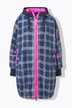 Veste en peluche oversize, avec capuche et fermeture zippée à double sens