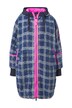 Teddy bunda, oversize, kapuce, dvoucestný zip