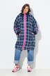 Veste en peluche oversize, avec capuche et fermeture zippée à double sens