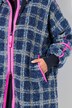Veste en peluche oversize, avec capuche et fermeture zippée à double sens