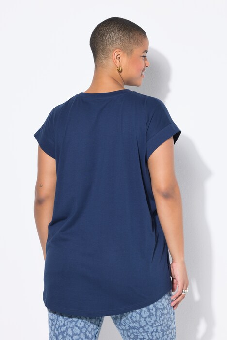 T-shirt, afrundet søm