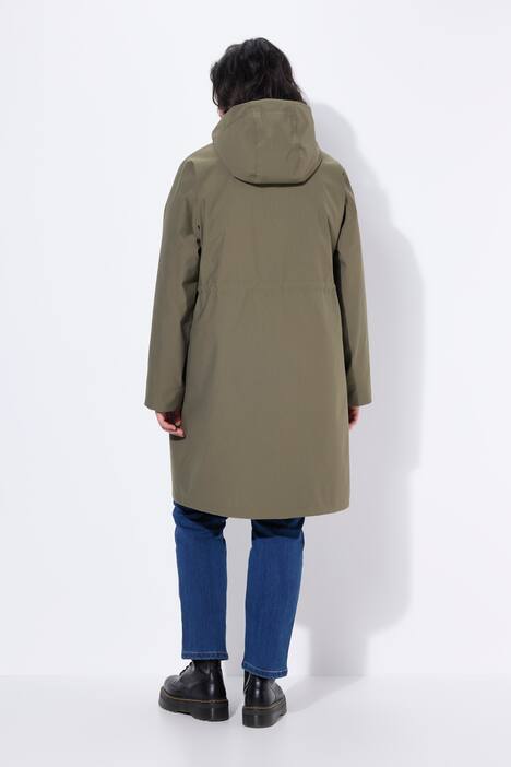 Parka technique HYPRAR 3-en-1 à capuche, matière imperméable