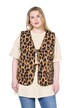 Prošívaná vesta, A střih, leopardí vzor