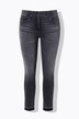 Jeans Sarah, gerafelde zoom, smalle pijpen, comfortabele tailleband