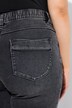 Jeans Sarah, gerafelde zoom, smalle pijpen, comfortabele tailleband