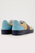 Lædersneakers, ruskind, leopardhæl, bredde H